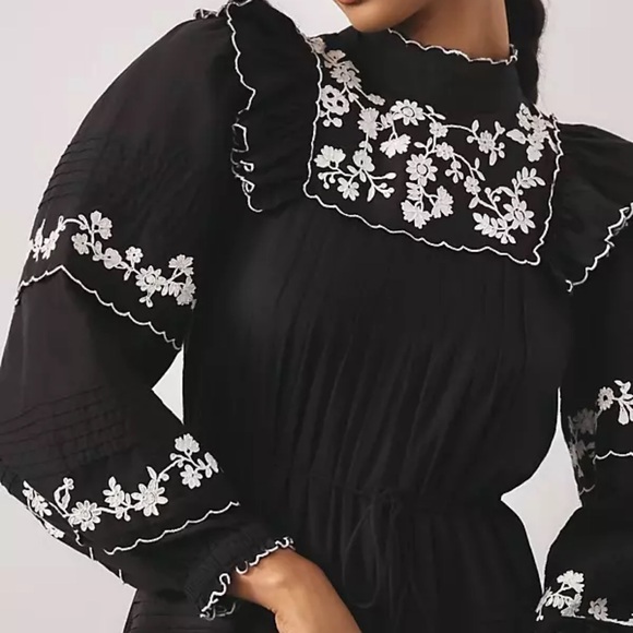 Farm Rio Embroidered Maxi Dress by Anthropologie - Picture 3 of 3